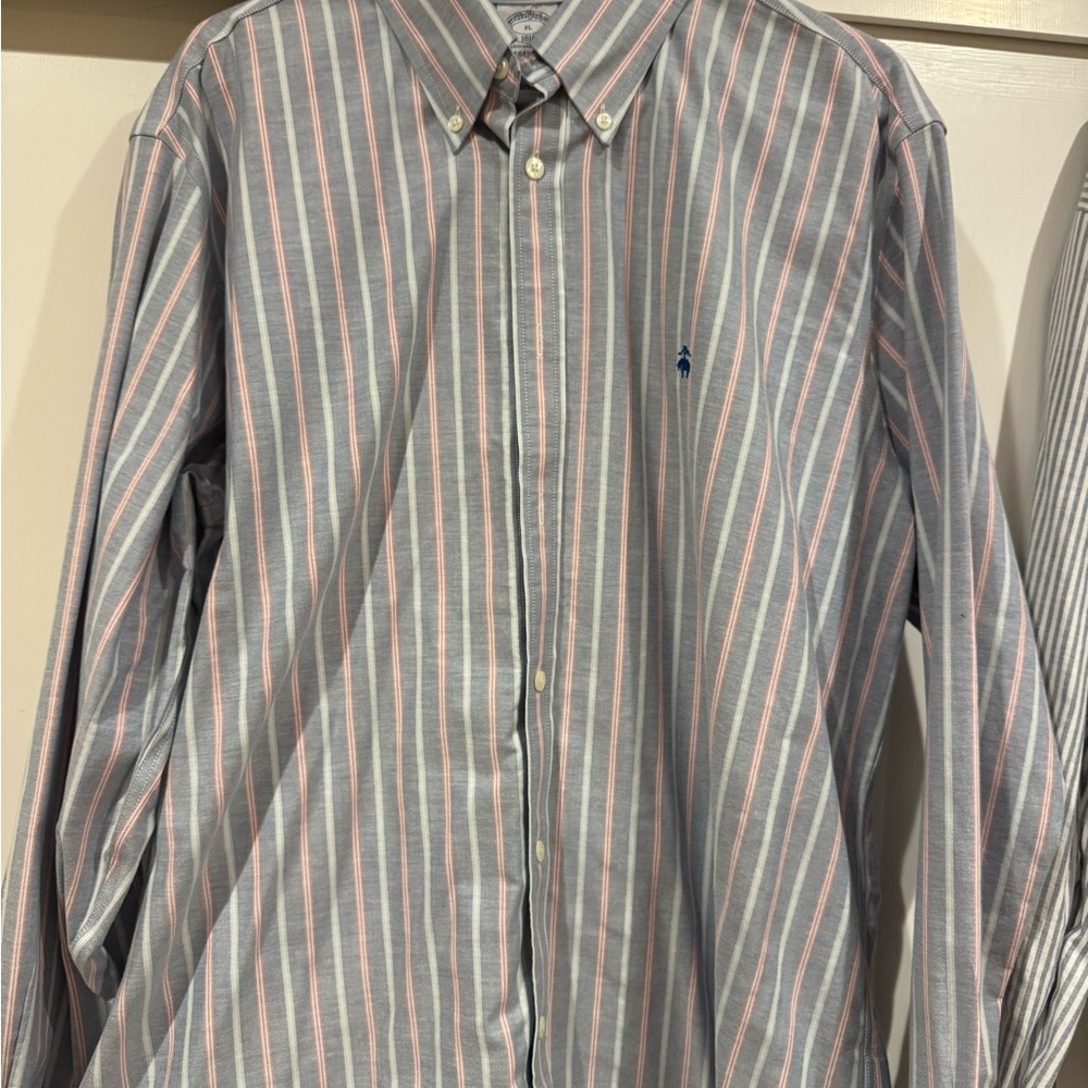 Brooks Brothers Men's Regent Striped Button-Down Shirt